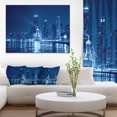 thumbnail image 1 of Design Art - Nuit Skyline de Chicago Bleue, 1 of 3