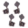 thumbnail image 2 of TISHITA 4 Open Bass Tuning Pegs Electric Bass Tuning Pegs Machine Heads Knobs Metal Bass 2L2R Red Bronze, 2 of 8