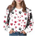 thumbnail image 2 of EGNMCR Robe d'Été de Pâques à Imprimé Floral pour Filles, Manches Courtes, Volants, Poches, Col Rond, Robe Imprimée pour Enfant Fille, Haut en Polyester, 2 of 5