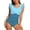 Sky Blue, variant on Gubotare Teen Swimsuits for Girls Children Girl's One-Piece Swimwear Surfing Swimsuit Square Neck Print Beachwear Size 13-14 (Purple,13-14 Years)