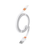 CB33 USB-A Cable USB-A Pour Type-C A-l Micro Charging Cable 3A Charge rapide Cable Pour le disque dur PD Station d'accueil Téléphone cellulaire Tête d'éclairage blanche