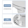 thumbnail image 3 of KAKOWELY 2pcs Wheel Center Cap Automotive Wheel Hub Cap Auto Rim Cover Car Rim Cap Cover,2.76X"X2.76"X0.71", 3 of 4