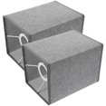 thumbnail image 4 of 2Pcs Bedside Light Lampshade Modern Style Linen Light Shade Wall Light Chandelier Lamp Shade, 4 of 8