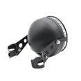 thumbnail image 4 of Retro Vintage Motorcycle Universal Side Mount 35W 6.5 Inch Transparent Headlight Cafe Racer with Grille + Bracket Kit, 4 of 7
