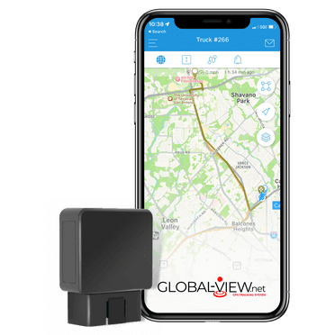 Global-View.Net - Traqueur GPS et Système pour Voiture/véhicule OBD Installation Facile - The Jet