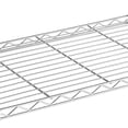 thumbnail image 2 of Étagère à 3 niveaux petite Supreme Whitmor, organisateur de rangement compact en acier chromé pour cuisine, salle de bain et bureau, 2 of 5