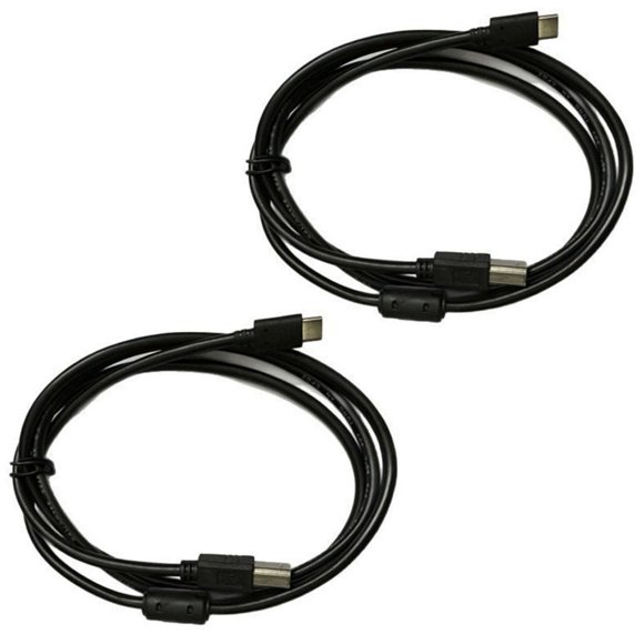 USB C to USB B 2.0 Printer Data Cable with Anti Interferences Technology for Connectivitys and Systems Compatibilitys