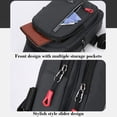 thumbnail image 4 of Ovzne Fashionable Embroidery Diamond Shoulder Crossbody Bag Large Capacity Watertight Backpack With Data Hole On Clearance, 4 of 6