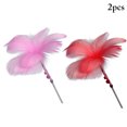 thumbnail image 1 of 2PCS Cat Feather Teaser Interactive Belle Chat Jouet Interactif Chat Teaser Baguette, 1 of 10