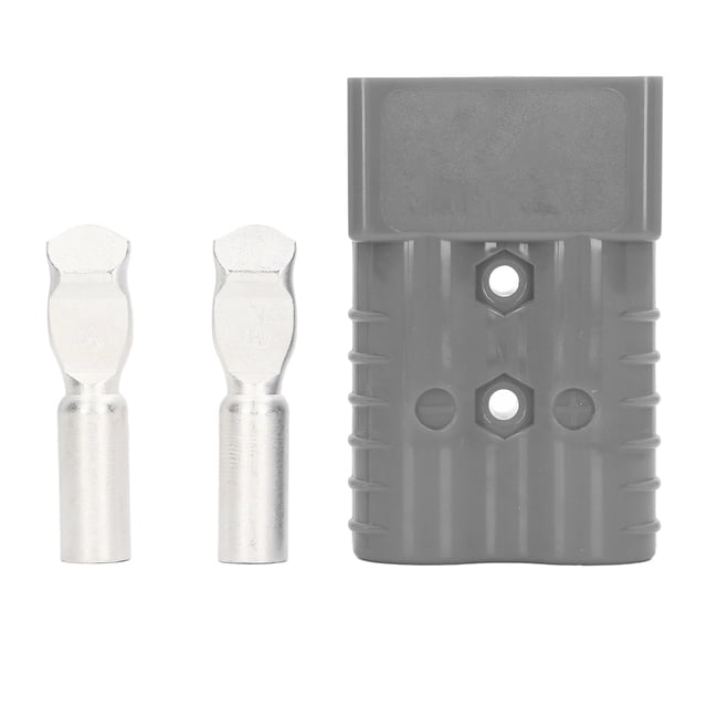 350A 600V Plug Connector, SH350 Corrosion Resistance Small Volume Double Pole Plug Connector High Current For Car Forklift Grey