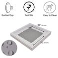 thumbnail image 3 of Bubbles Non-Slip Square Shower Mat Pearly Grey 20″L X 20″W, 3 of 4