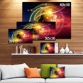 thumbnail image 3 of Art Mural Fractal Tête Humaine Illuminant - Impression sur Toile Abstraite, 3 of 4