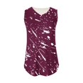 thumbnail image 5 of Womens Print Tank Tops V-Neck Basic Casual Flowy Summer Sleeveless T-Shirt, 5 of 5