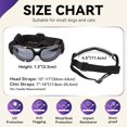 thumbnail image 2 of YSTIANN Lunettes pour Chiens, pour Petites Races - Lunettes de Conduite Coupe-Vent Ajustables AZ78-3378, 2 of 6