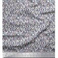 thumbnail image 1 of Soimoi Poly Georgette Fabric Floral Shirting Printed Craft Fabric by The Yard 42 Inch Wide, 1 of 3