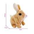thumbnail image 2 of Flurfy Bunny Jouet, Simulation Adorable Flopsie Électrique Sauteur Jaune, 2 of 7