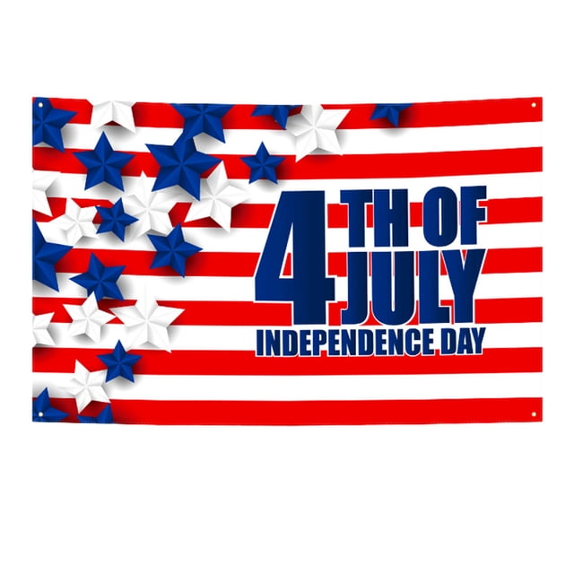 EGNMCR Room Decor,, Independence Day Decorations Congratulations Independence Day Banner Holiday Party Decorations Hanging Flags Patriotic Decorations Photo Backdrops Independence Day Decorations