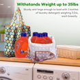 thumbnail image 2 of OUSITAID 10 Pcs Grocery Shopping Bags Large Capacity Shopping Bags Reusable Grocery Shopping Bags Foldable Shopping Tote Bag Waterproof Tote Bags Eco-Friendly with Handle Design, 2 of 7