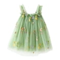thumbnail image 1 of Robe d'Été pour Filles Sans Manches, Robe Tutu pour Filles, Robes de Fête pour Filles, Robe en Tulle pour Filles 4-5 Ans, 1 of 5