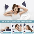 thumbnail image 3 of SURJDE Endorma Orthopaedic Pillow | Memory Foam Pillow | Neck Cervical Pillow | Ergonomic Sleeping Cervical Support Pillows for Optimal Support, Pillow, 3 of 7