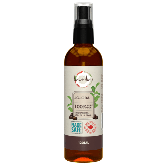 Buhbli Brands – Huile de Jojoba, 120 ml, 100 % Pure et Naturelle – Embouteillée au Canada