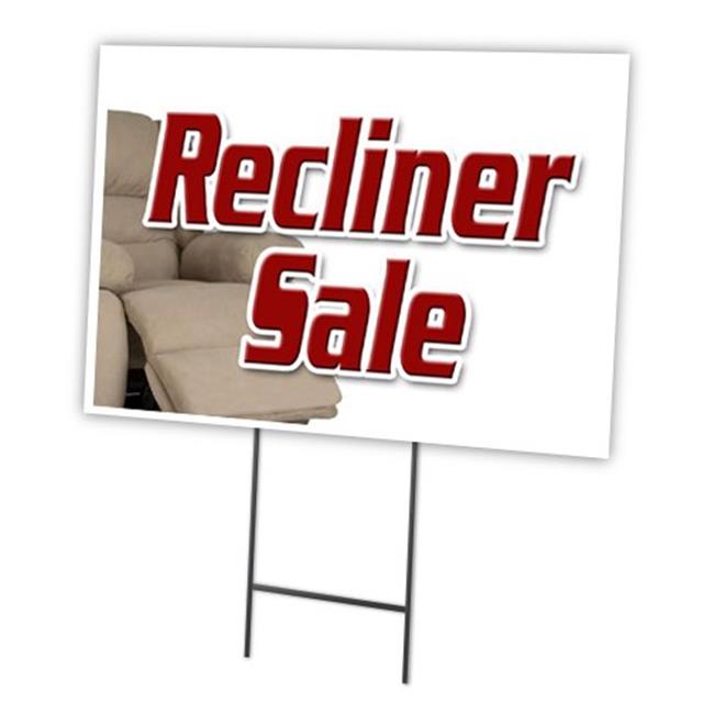 SignMission C-1216-DS-Recliner Sale 12 x 16 in. Recliner Sale Yard Sign & Stake