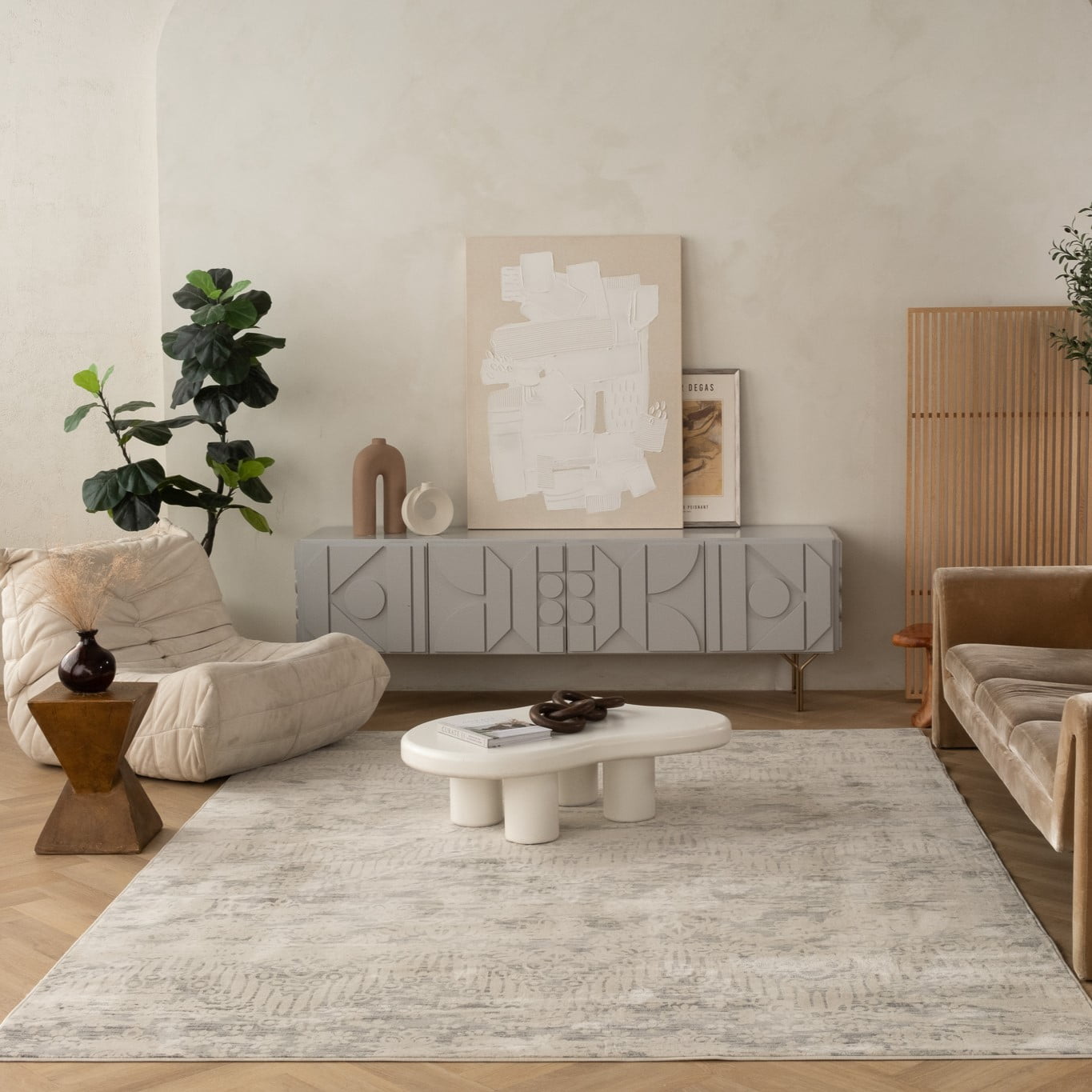 Rug Branch Havana Collection Tapis abstrait traditionnel