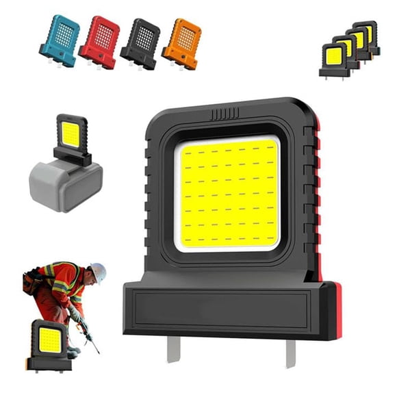 High Brightness Floodlight For All Power Tool Batteries Work Light 20 Flashlight Portable Floodlight Compatible With 20V Tools LED Worklight For Outdoor