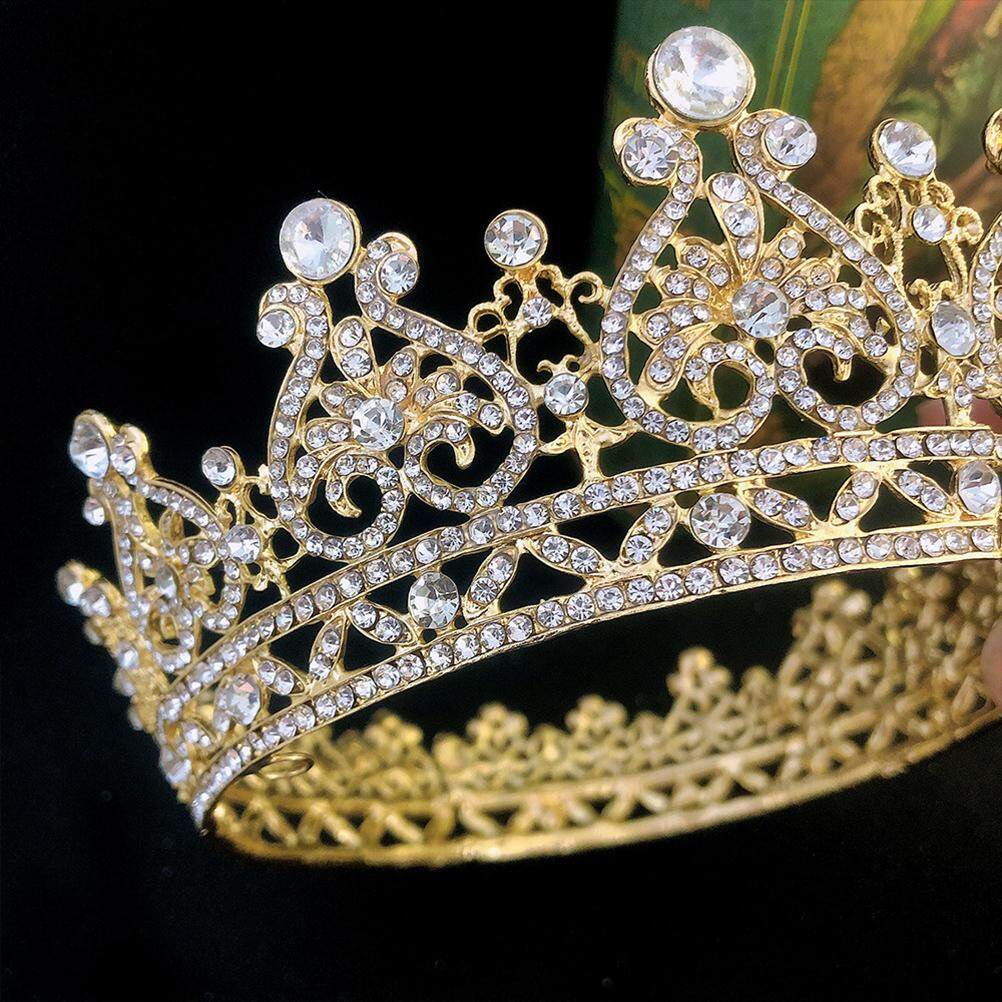 Queen Crown for Women Rhinestone Wedding Crown Tiara Costume Party Hair Accessories for Birthday Pageant Prom