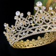 thumbnail image 1 of Queen Crown for Women Rhinestone Wedding Crown Tiara Costume Party Hair Accessories for Birthday Pageant Prom, 1 of 9