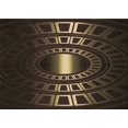 thumbnail image 1 of Ahgly Tapis Rectangulaire Lavable en Machine Intérieur Transitionnel Chêne Brun, 2 Pieds x 5 Pieds, 1 of 7