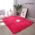 thumbnail image 2 of Washable Fluffy Area Rug Rectangular Anti-Slip Artificial Soft Plush Shag Carpet Home Bedroom Living Room Fluffy Rectangular Anti-Slip Artificial Soft Washable Fluffy Rectangular  Light P, 2 of 8
