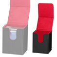 thumbnail image 2 of Card Carrying Case Card Deck Storage Box, for Cards, Card Holder for TCG , Black Red, 2 of 8