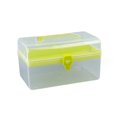 thumbnail image 2 of Transparent Tool Box Cozival Portable Plastic Tool Storage Box - Transparent Handled Organizer - Durable for Diy, Crafts & Hardware - Compact & Stackable for Garage, Car & Home, Yellow, 2 of 2