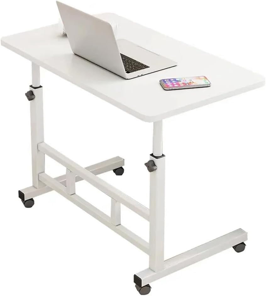 Standing Desk Adjustable Height, Mobile Stand Up Desk with Wheels Small ...