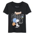 thumbnail image 1 of T-shirt à imprimé graphique Snoopy Peanuts pour petits garçons, 1 of 1