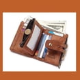 thumbnail image 2 of Xingzhi Mens Wallet Cowhide Leather Wallet Credit Card Holder RFID Bifold Brown, 2 of 8