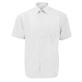 thumbnail image 2 of Russell Collection Chemise Popeline à Manches Courtes en Poly-Coton Entretien Facile pour Hommes, 2 of 3