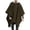 Army Green, variant on Poncho Men & Women - Steampunk Gothic Hooded Fashion Poncho Comfortable Home Clothes House Coat Unisex Wool Hoodied