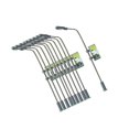 thumbnail image 1 of 10x Model Train LED Light Micro Landscape Garden Street Lights Railway Train Lamp Post 1:100, 1 of 9