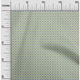 thumbnail image 2 of oneOone Cotton Poplin Light Green Fabric Asian Ikat Sewing Material Print Fabric by The Yard 56 Inche Wide-8789, 2 of 4