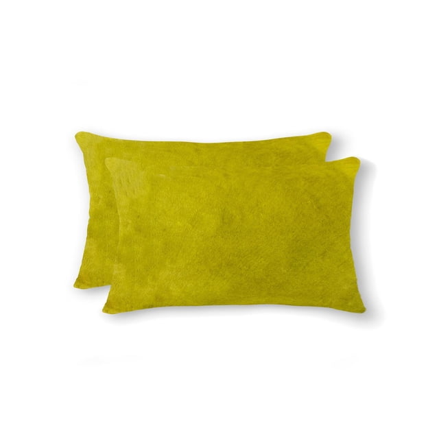 COUSSINS TORINO EN PEAU DE VACHE 12"X20" 2 PQT