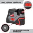 thumbnail image 4 of Refurbished Hyper Tough 80213 12V Max Cross-Line Laser Level with 1.5Ah Lithium-Ion Battery & Charger, 4 of 5