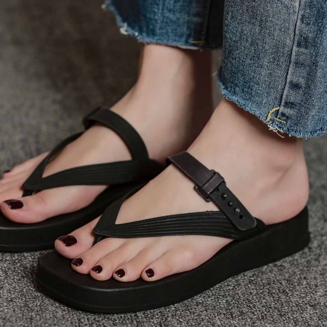 Sandales Léopard pour Femmes Été Confortables Sandales Décontractées à Talons Compensés Pantoufles à Plateforme Sandales avec Strass pour Femmes en Liquidation