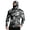Gray_007, variant on Domuza Mens Hoodie with Mask Long Sleeve Sun Protection UV UPF 50+ Camo Fishing Shirts Royal Blue XL