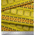 thumbnail image 3 of Soimoi Moss Georgette Fabric Geometric African Print Sewing Fabric Yard 42 Inch Wide, 3 of 3