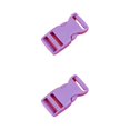 thumbnail image 4 of relayinert 10pcs/set Easy To Buckle Strap With Multi-Color Clasp Belt Buckles High Compatibility ABS Release Buckle Hook Buckle purple 2Set, 4 of 6