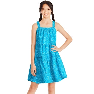Robe étagée à lanières George pour filles