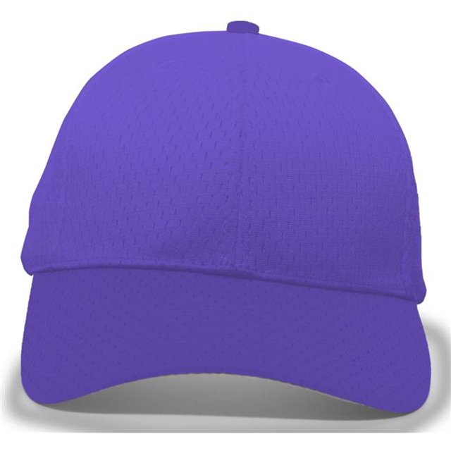 Pacific Headwear 805M.050.OS Coolport Mesh Hook & Loop Adjustable Cap, Purple - One Size