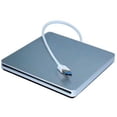 thumbnail image 1 of External CD DVD Drive USB 3.0 MILFECH Portable Slim CD / DVD-RW Burner With Type C Plug & Play Superdrive for Laptop PC under Windows 7/8/10 / XP and Mac OS for Apple MacBook MacBook Pro MacbookAir, 1 of 6